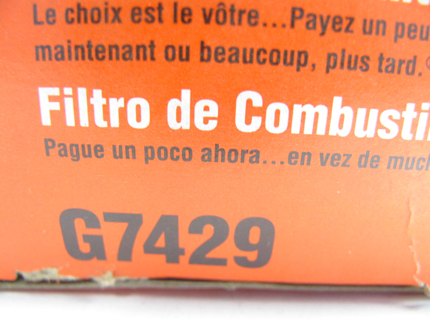 Fram G7429 Fuel Filter Replaces 3302 G9279 33335 G6361 GF339 BF1168 GF638