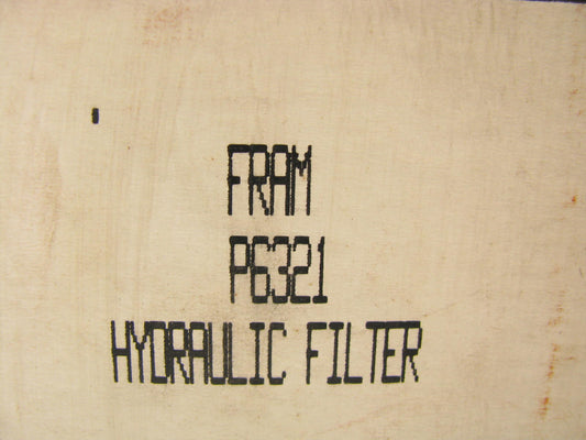 (2) Fram P6321 Engine Oil Filters Replaces P164352 LFH4933 HF6269 B378