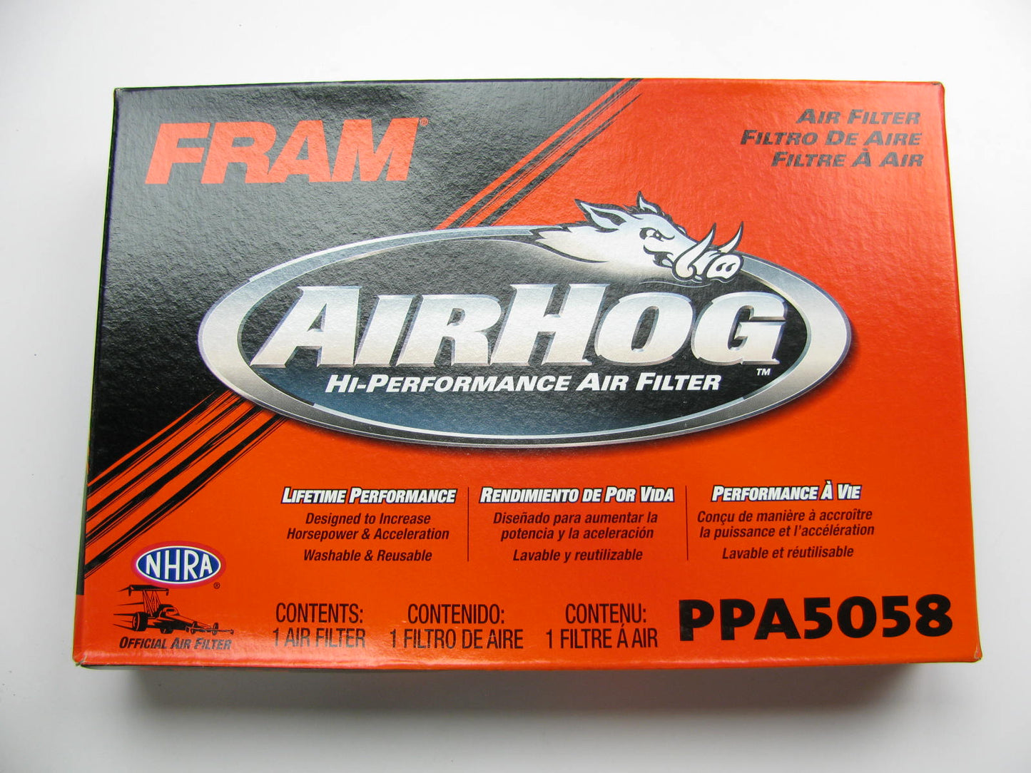 PACK Of 2 - Fram PPA5058 Air Hog Washable Reusable High Performance Air Filters