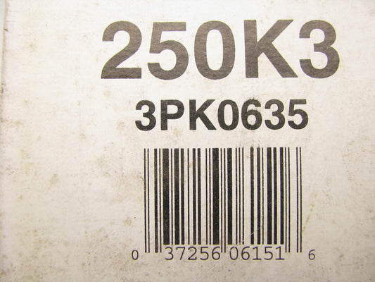 Freshstart 250K3 Serpentine Belt - 0.42'' X 25.50'' - 3 Ribs