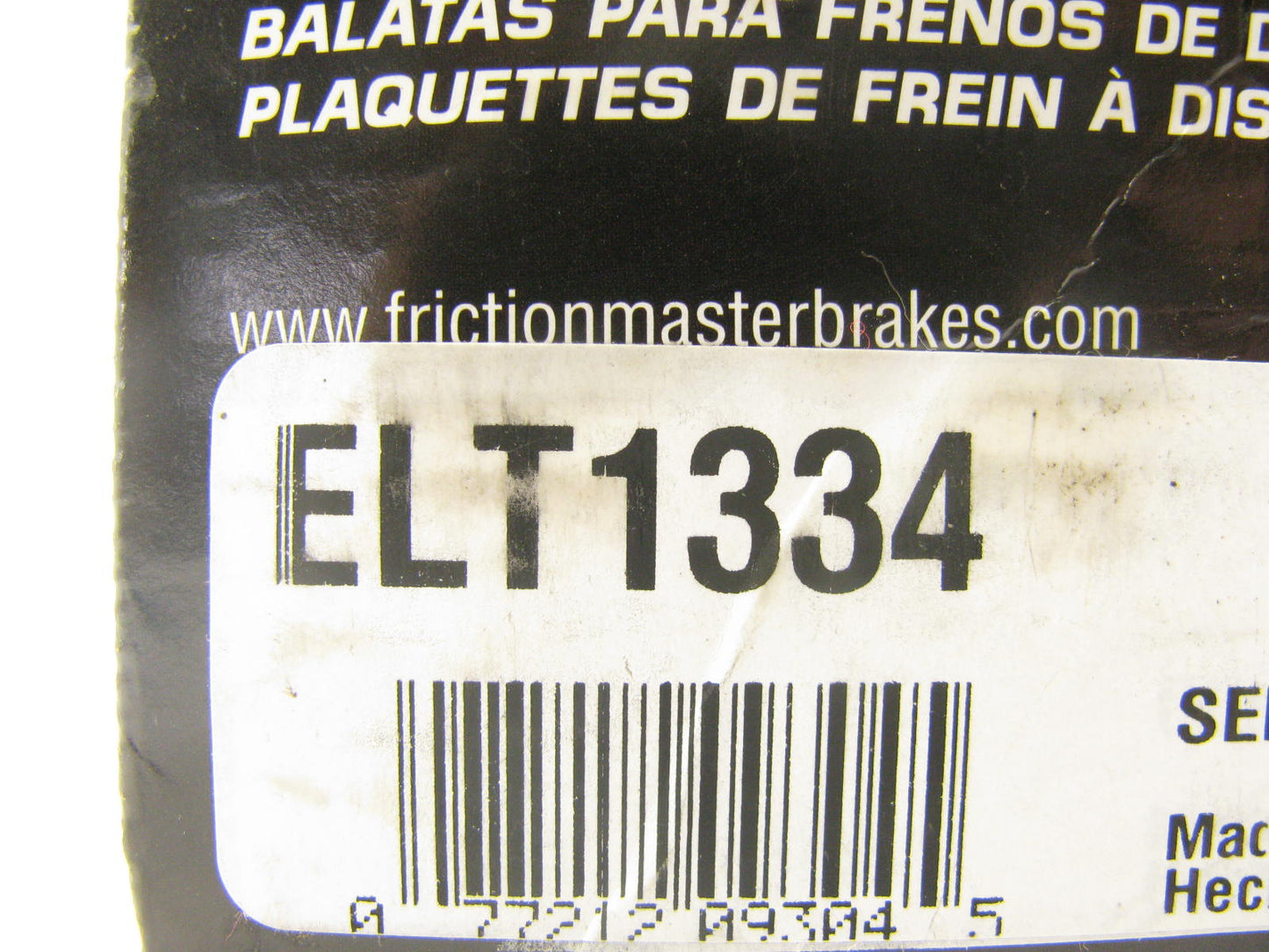 Friction Master ELT1334 Brake Pads - REAR - 2008-2012 F-250 2005-2012 F-350