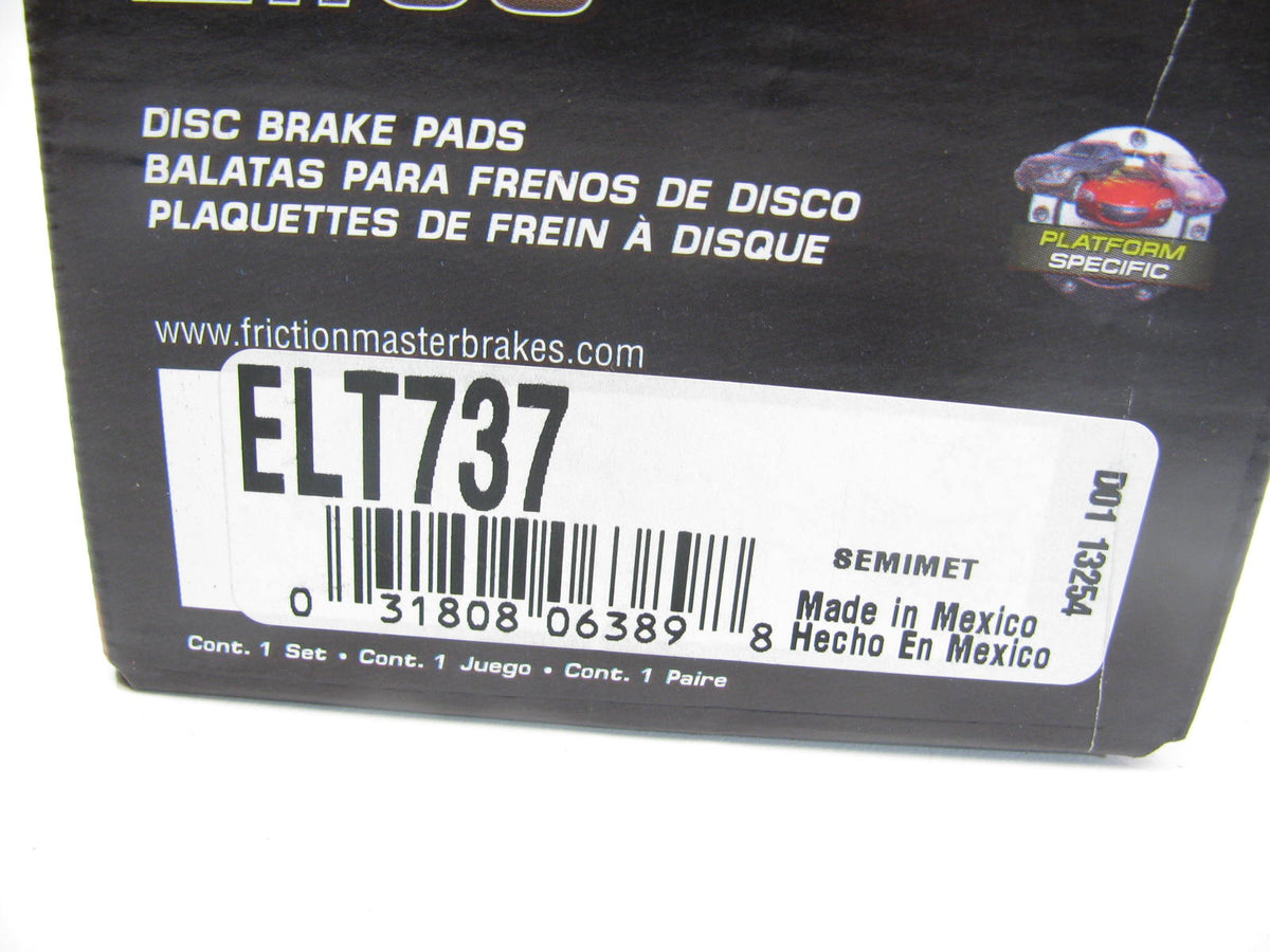 Friction Master ELT737 Front Ceramic Brake Pads For 2007-2008 Porsche Cayman