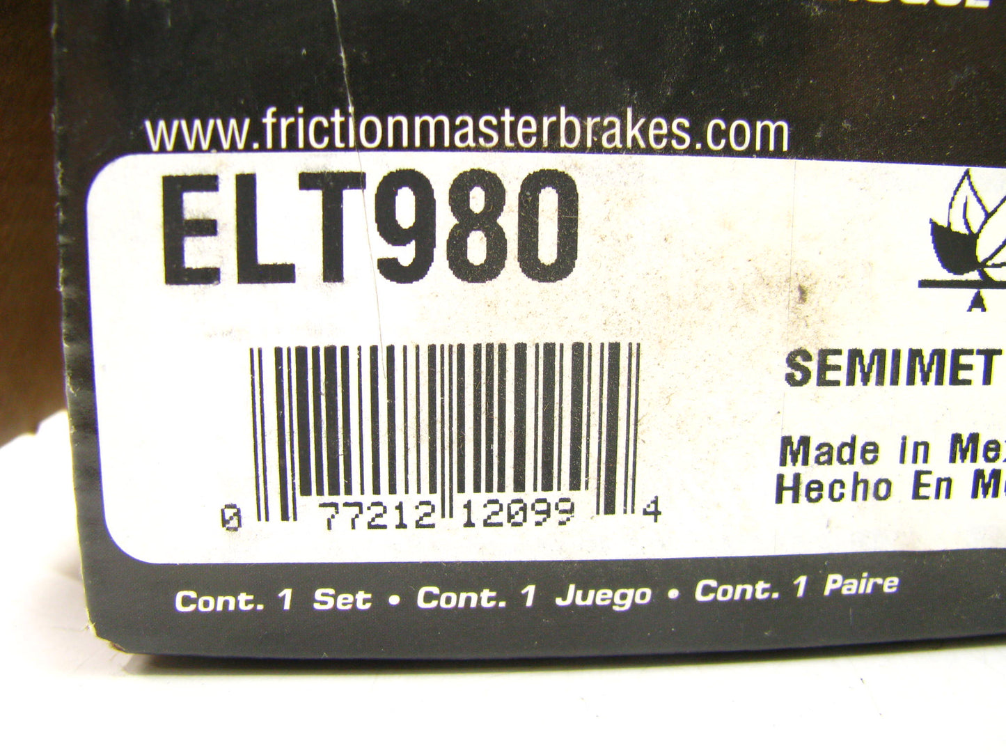 Friction Master ELT980 Rear Semi-Metalic Disc Brake Pads For 03-11 Volvo XC90