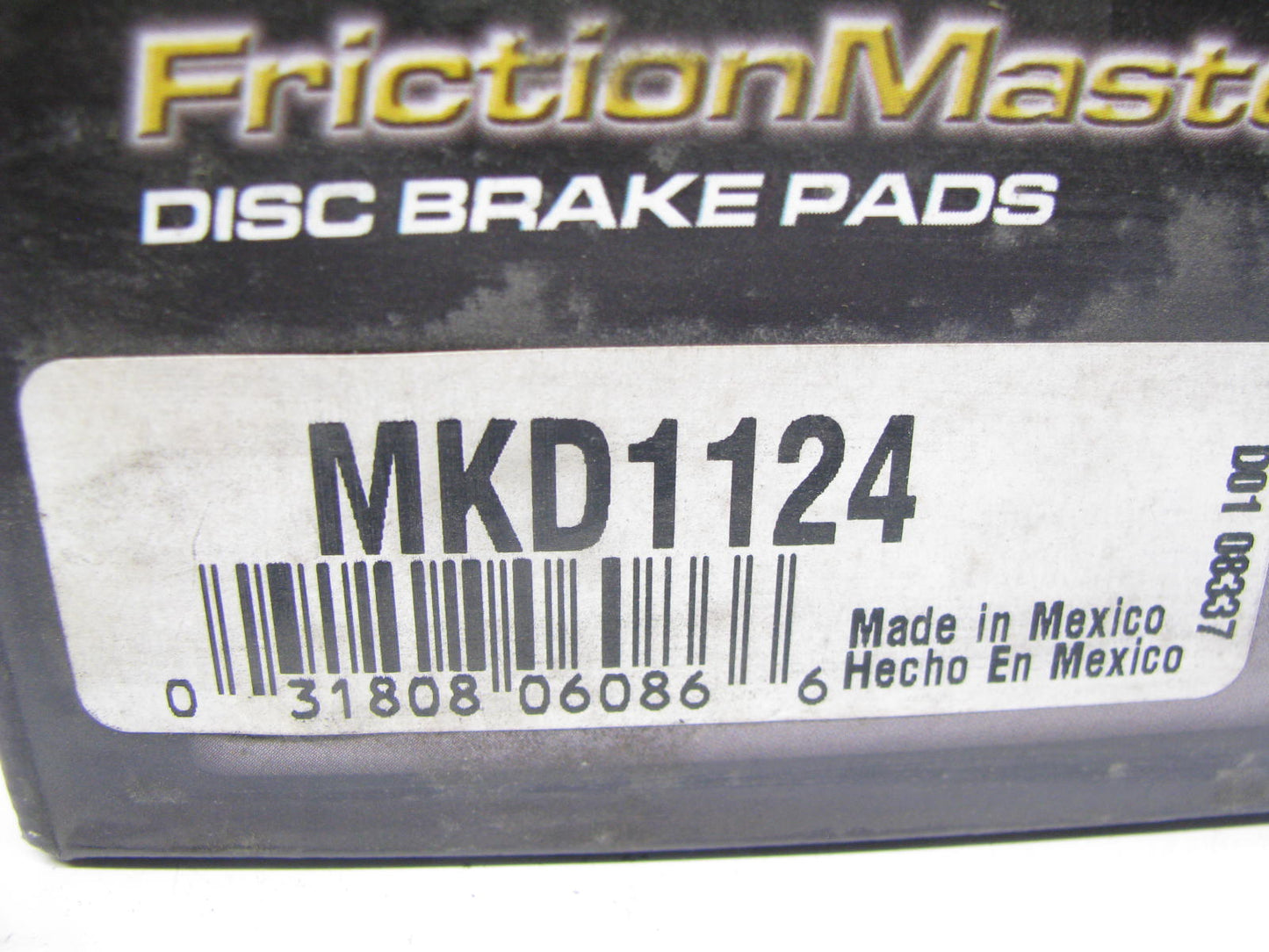 Friction Master MKD1124 Semi-Metallic Rear Brake Pads For 2010-12 Subaru Legacy