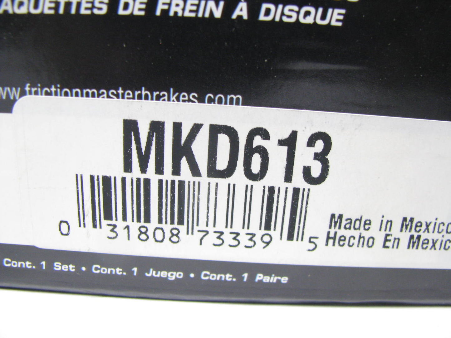 Friction Master MKD613 Rear Semi-Metallic Brake Pads For 1993-2000 Lexus LS400