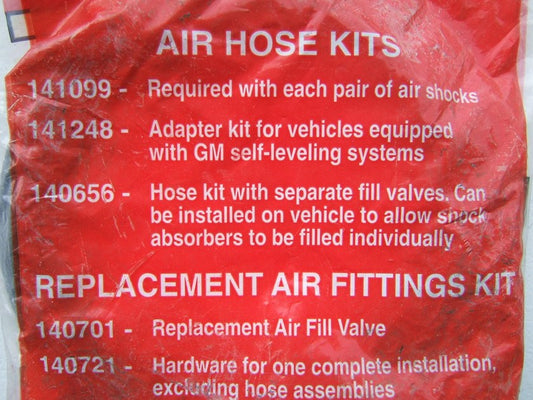 Gabriel 140656 Air Shock Hose Kit For Air Adjustable Shocks