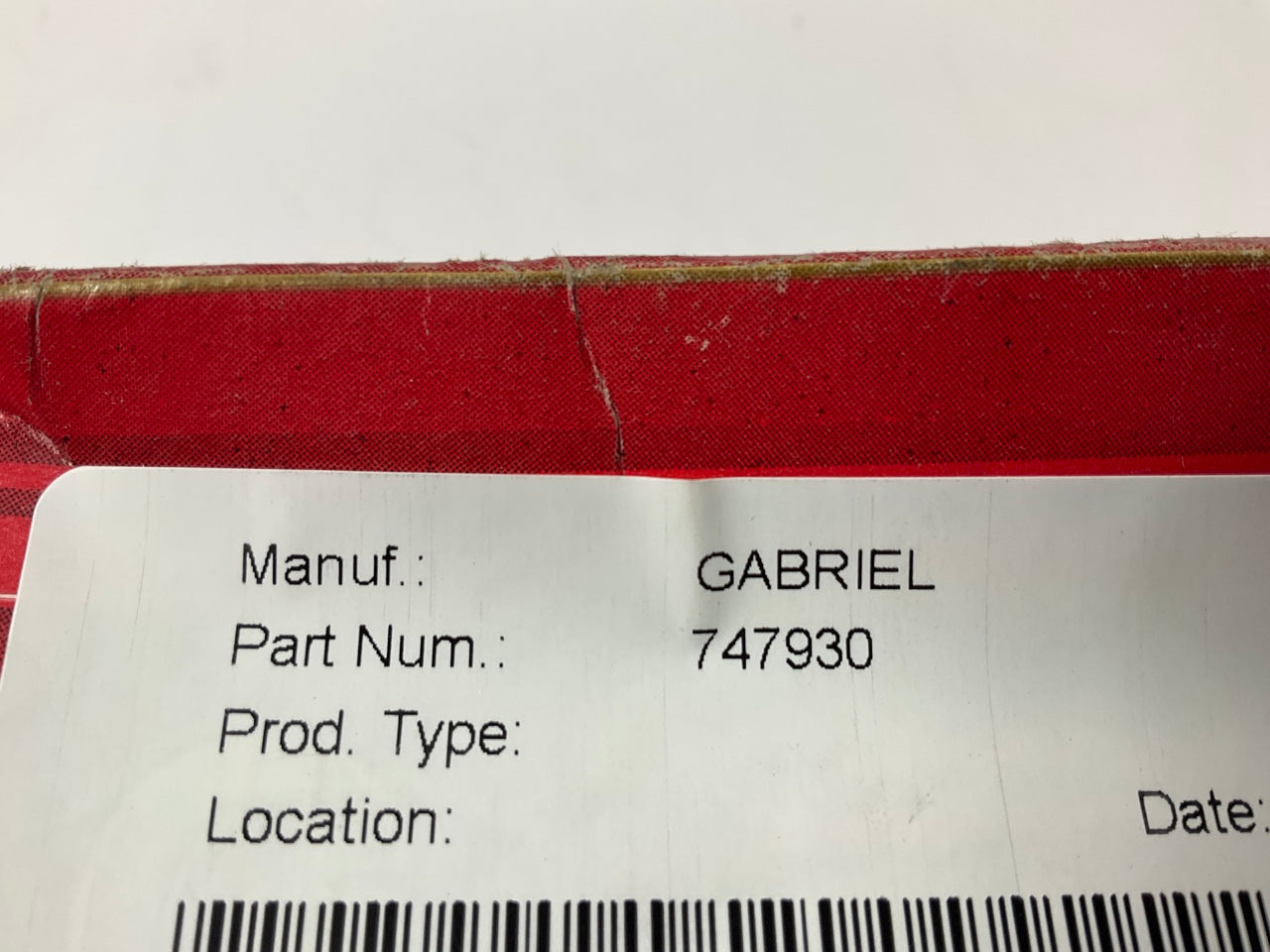 Gabriel 747930 Rear Single Shock G60183