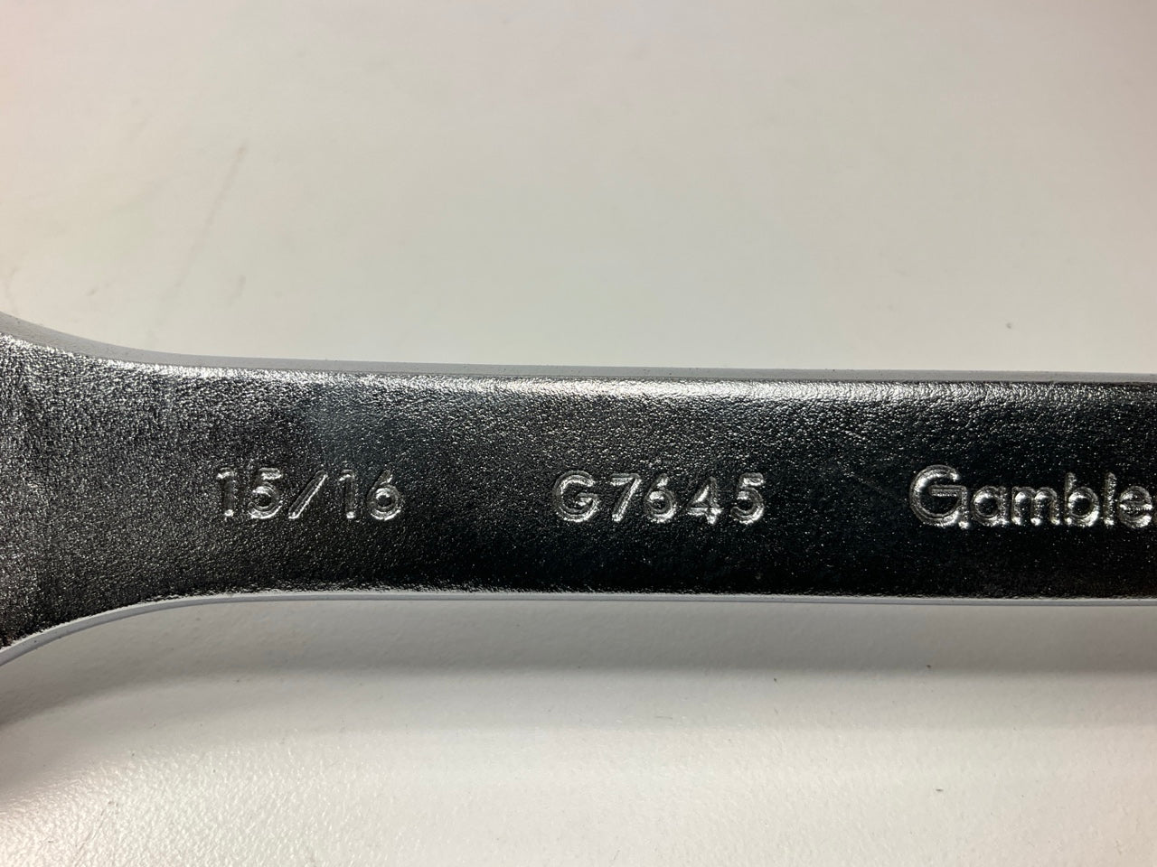 VINTAGE - Gambles G7645 Double Open-Head Wrench, 15/16'' & 1'' - MADE IN USA