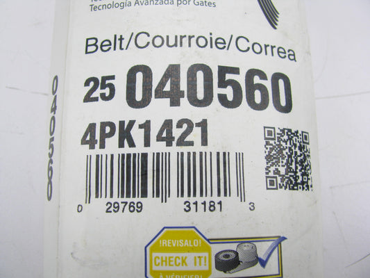 Gates 040560 Serpentine Belt - 0.56'' X 56.50'' - 4 Ribs