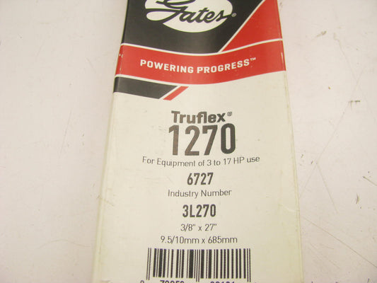 Gates 1270 Power Equipment Accessory Drive Belt - 3/8'' X 27