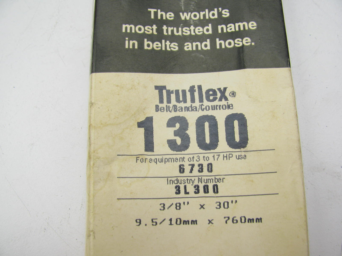 Gates 1300 Power Equipment Accessory Drive Belt - 3/8'' X 30''