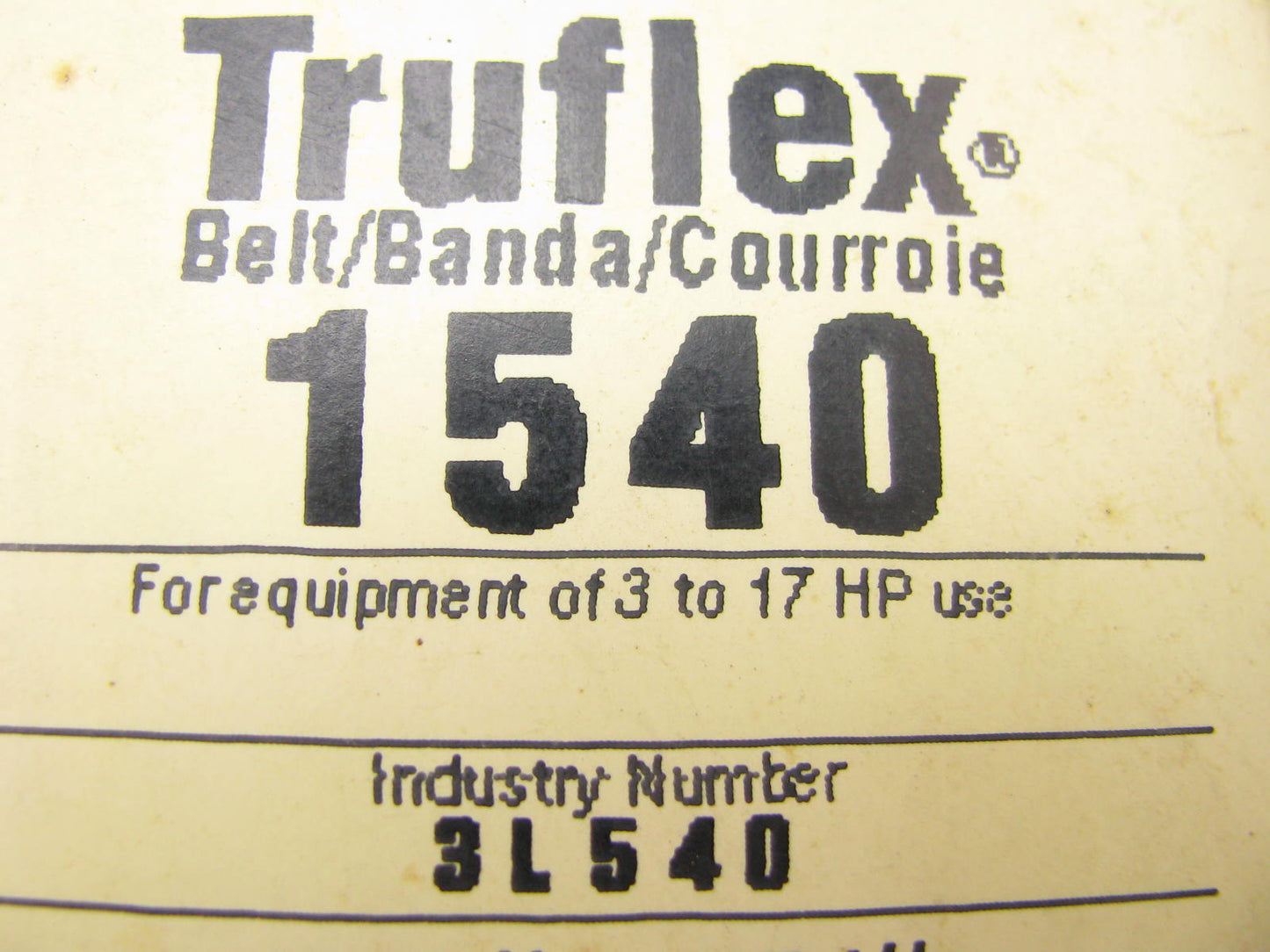 Gates 1540 Lawn & Garden Power Equipment Accessory Drive Belt - 3/8'' X 54''