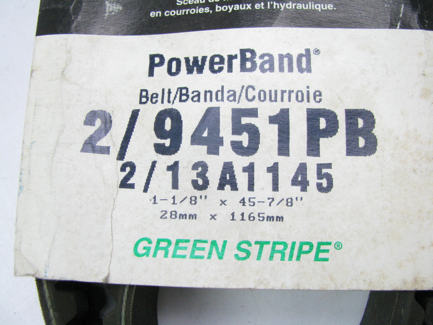 Gates 2-9451PB Banded Accessory Drive Belt - 1.125'' X 45.83'' - 2 Bands