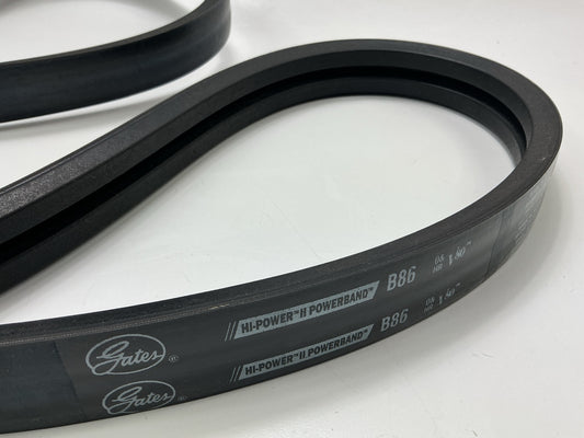 Gates 2/B86 Dual Industrial Accessory Drive Belt - 1-13/32'' X 89'' - 2 BAND