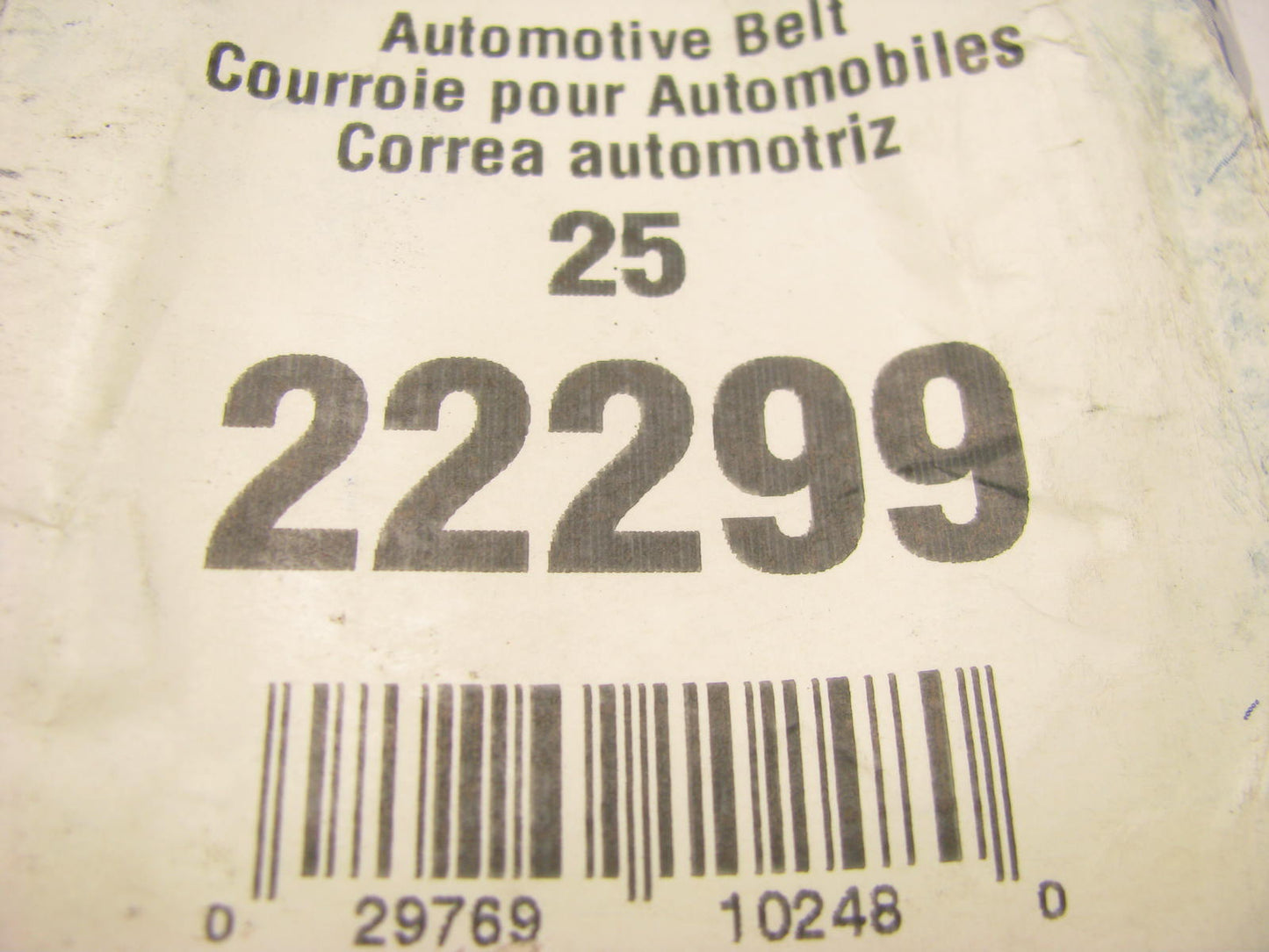 Gates 22299 Truck & Bus Accessory Drive Belt - 0.69'' X 30.25'' - 38 Degree
