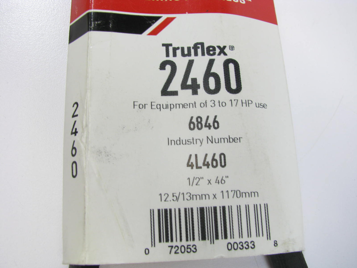 Gates 2460 Industrial Accessory Drive Belt - 1/2'' X 46''