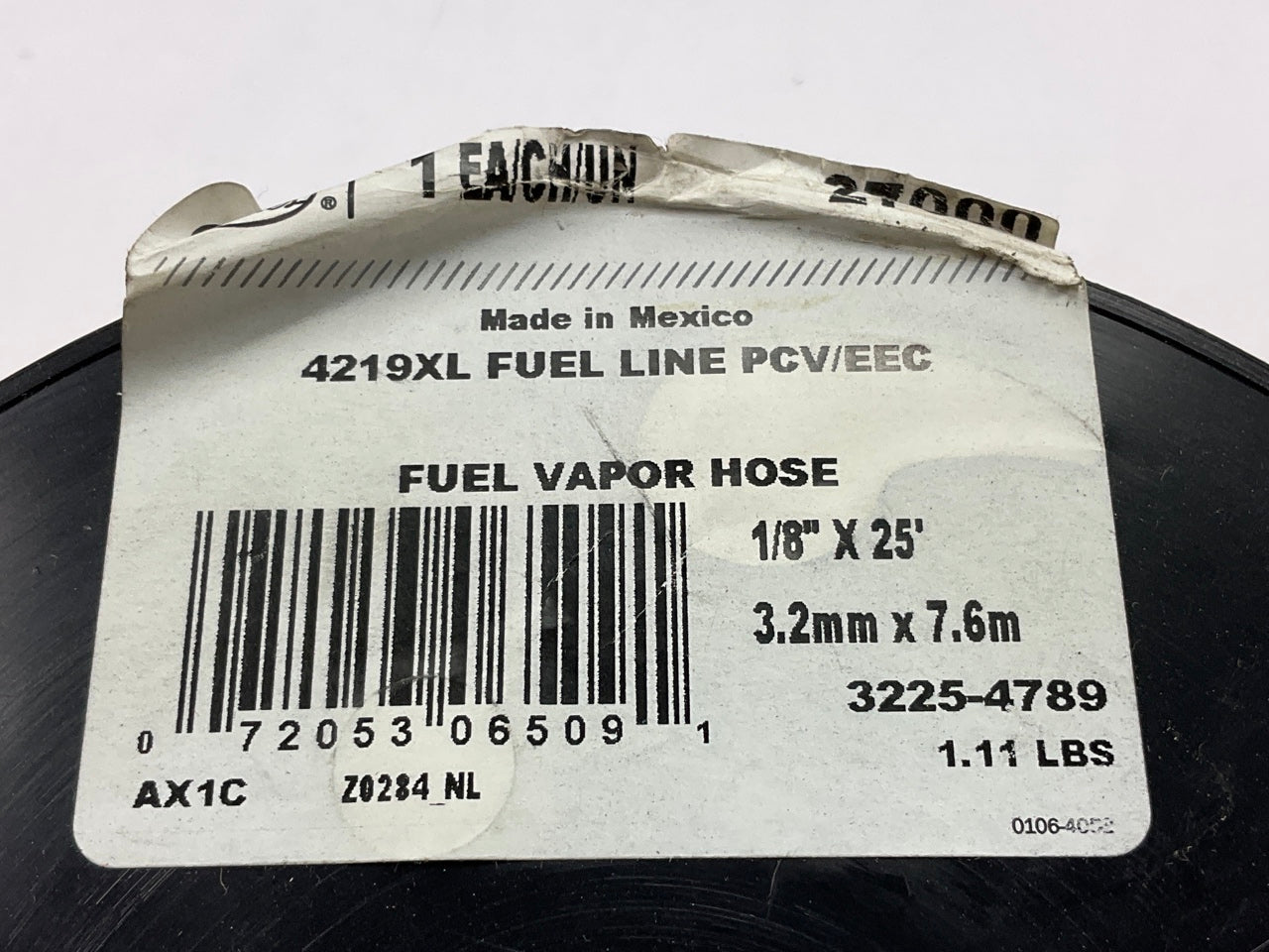 23 FEET - Gates 27000 1/8'' Fuel Line / Fuel Vapor Hose SAE 30R7 50 PSI