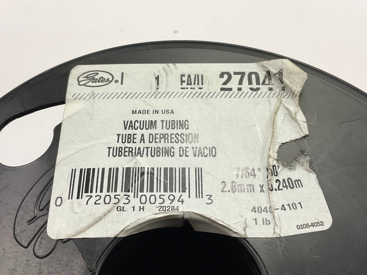 33 FEET Roll - Gates 27041 7/64'' X 33' Vacuum Tubing Vacuum Hose Line, USA Made