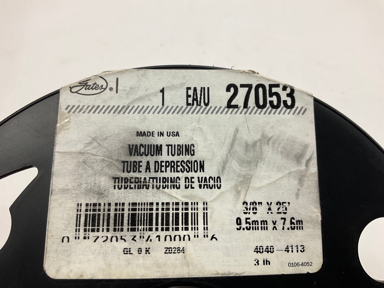 Gates 27053 Windshield Washer Hose / Vacuum Tubing - 3/8'' X 6 Feet