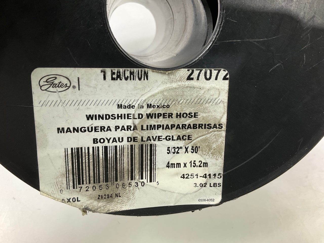 16 FEET - Gates 27072 Windshield Washer Hose, 5/32'' ID, 50 PSI