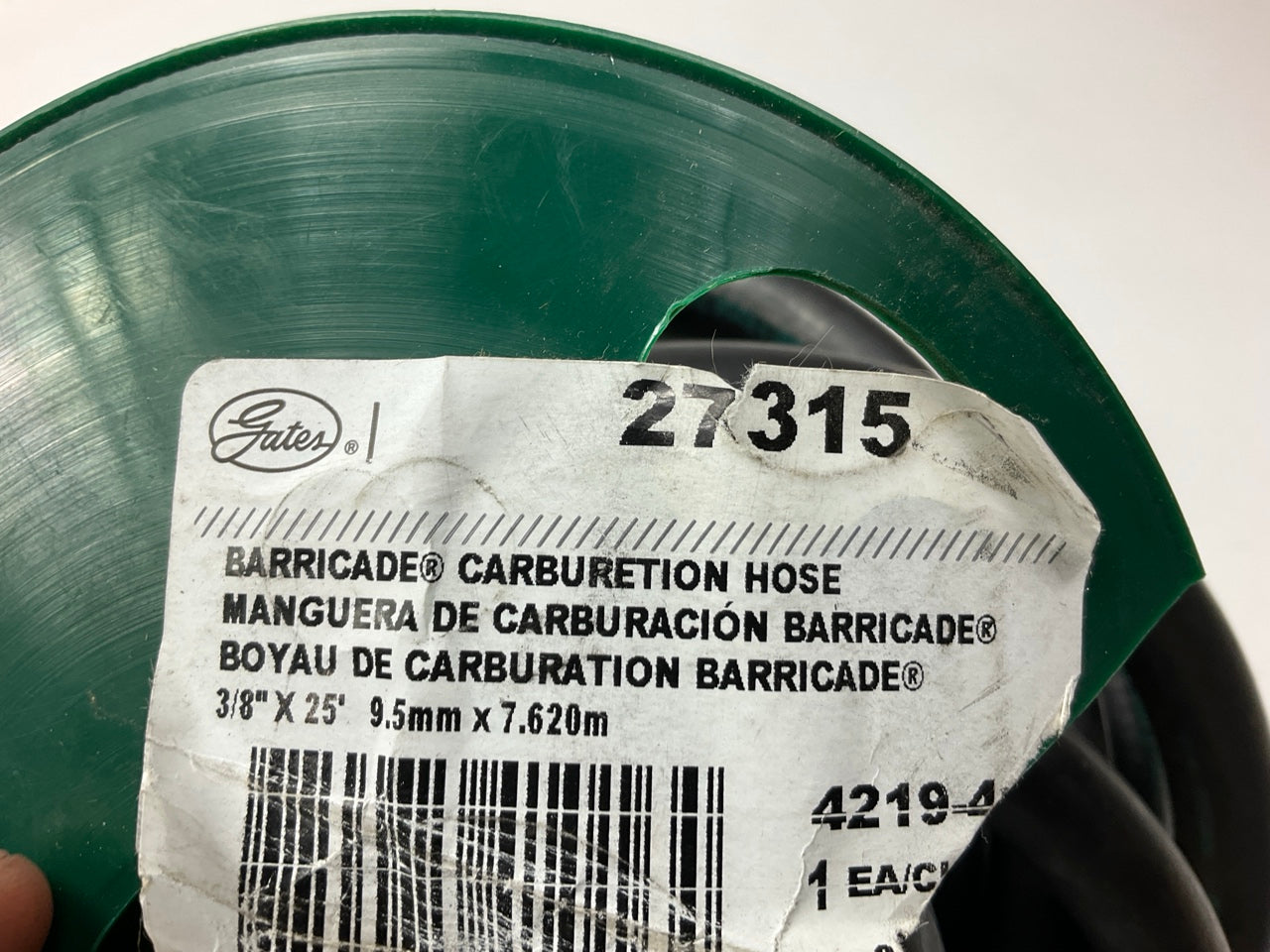 15 FEET - Gates 27315 Barricade Carburetion Fuel Hose, 3/8'' X 15' LONG