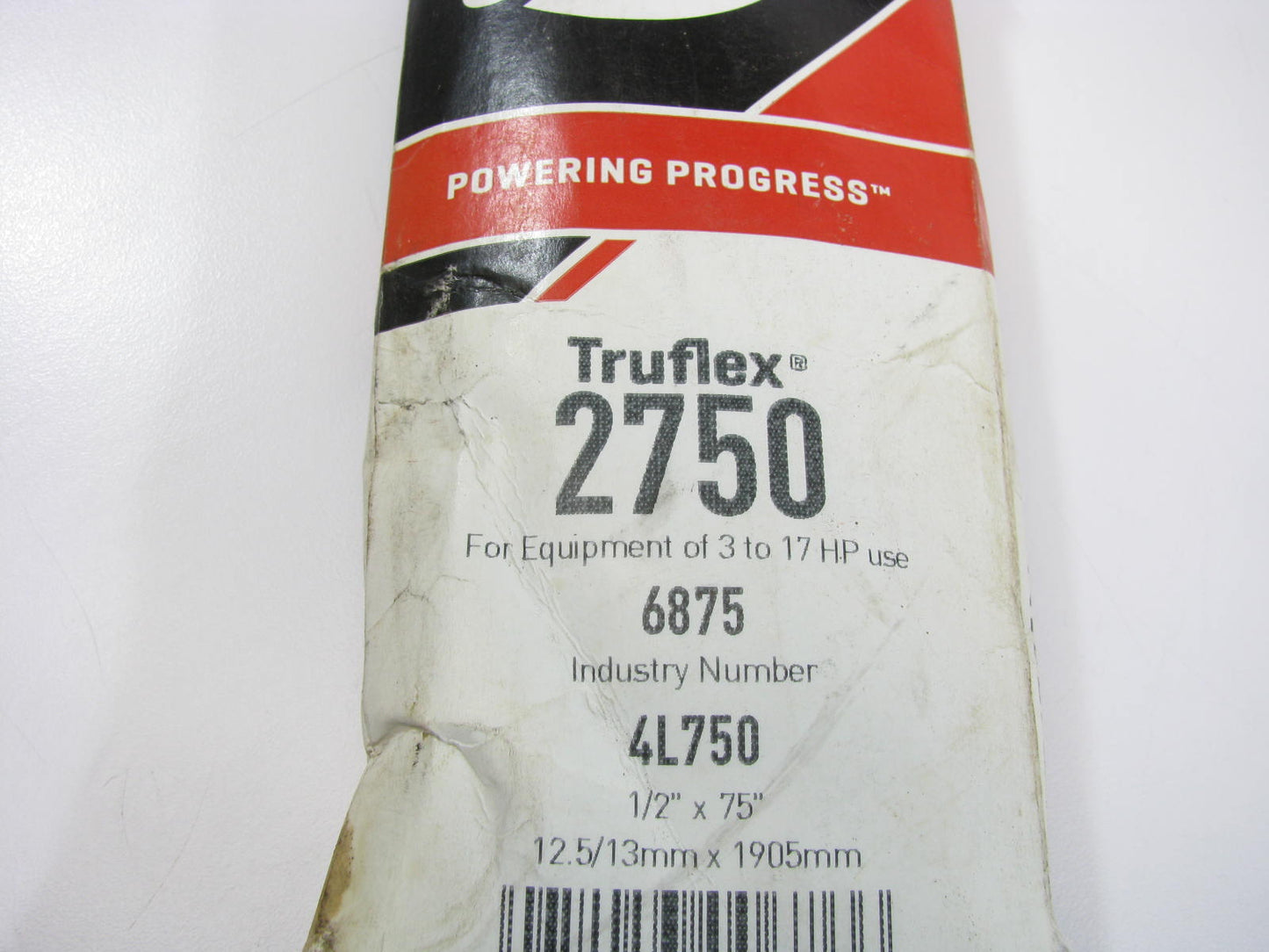 Gates 2750 Power Equipment Accessory Drive Belt - 1/2'' X 75''