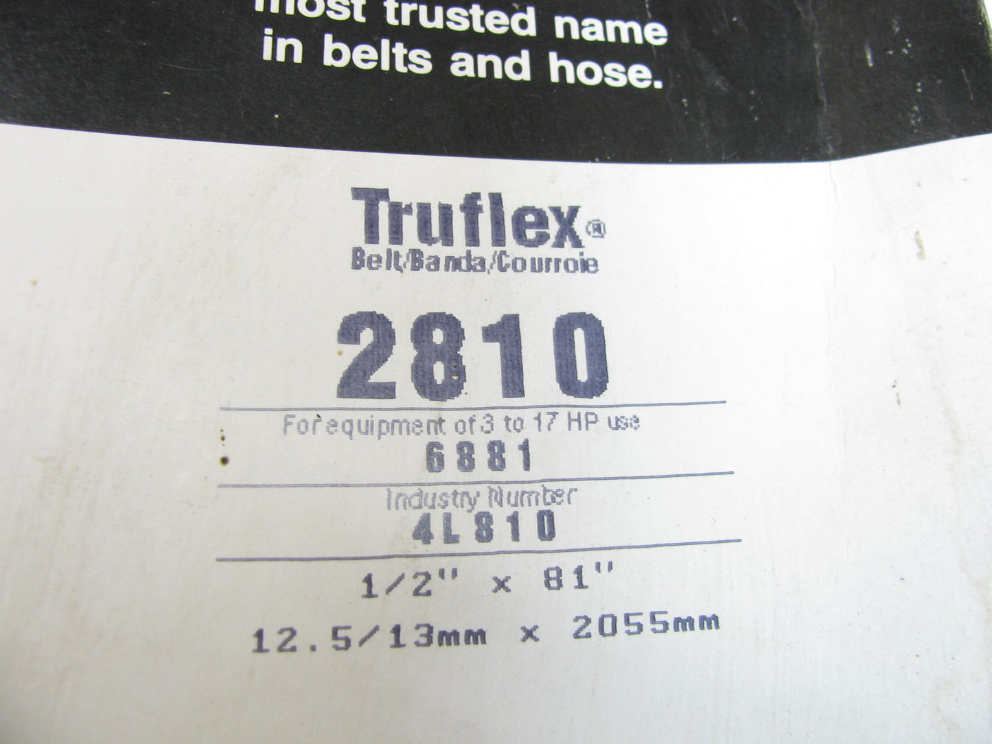 Gates 2810 Lawn & Garden Power Equipment Accessory Drive Belt - 1/2'' X 81''