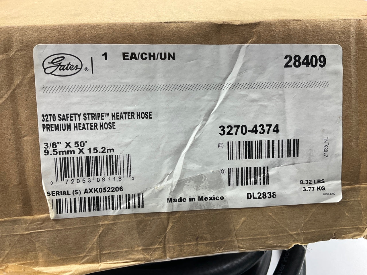 37 FEET - Gates 28409 Premium Heater Hose 3/8'' ID