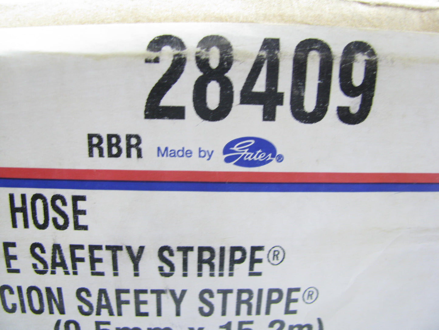 50 FEET - Gates 28409 Safety Stripe HVAC Heater Hose - 3/8'' ID X 50' Long Roll