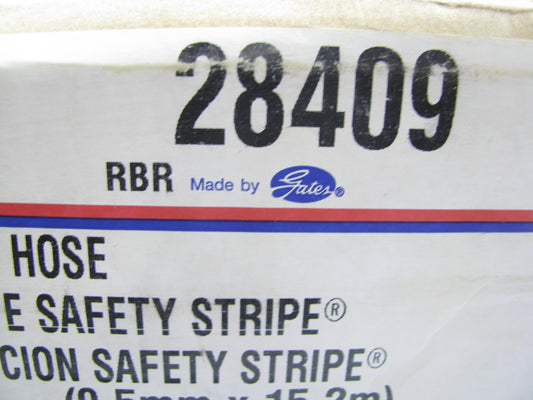50 FEET - Gates 28409 Safety Stripe HVAC Heater Hose - 3/8'' ID X 50' Long Roll