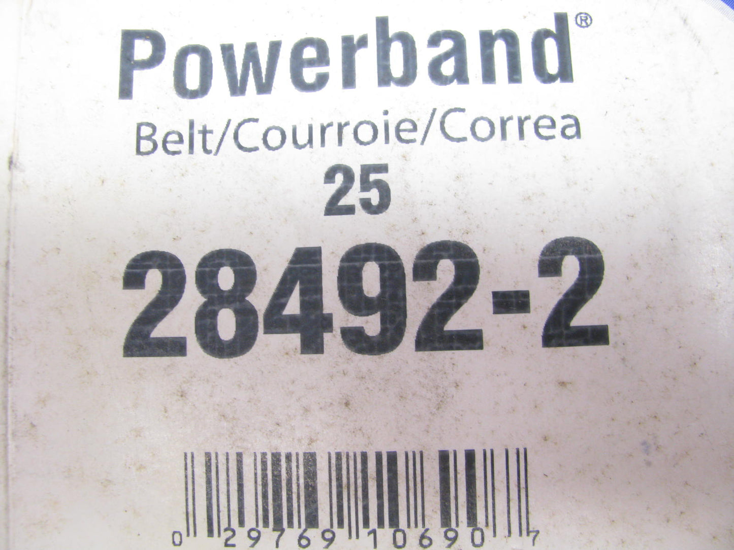 Gates 28492-2 Banded Accessory Drive Belt - 1-13/16'' X 49-7/8'' - 2 Strand