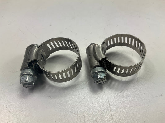 (10) Gates 32008 Stainless Hose Clamps, SAE Size 08, 7/16'' To 1'' Diameter