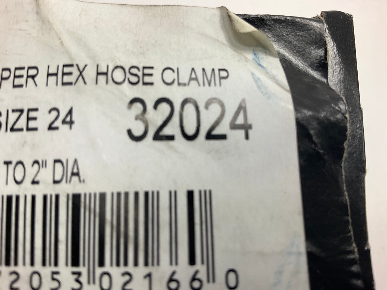 (9) Gates 32024 Stainless Hose Clamps, Size #24, 1'' To 2'' Diameter Clamp Range