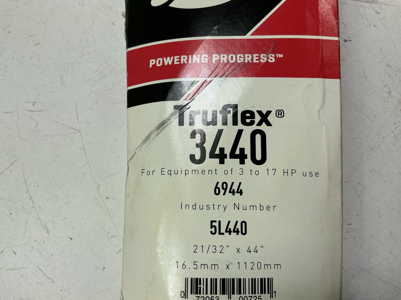Gates 3440 Power Equipment Accessory Drive Belt - 21/32'' X 44''