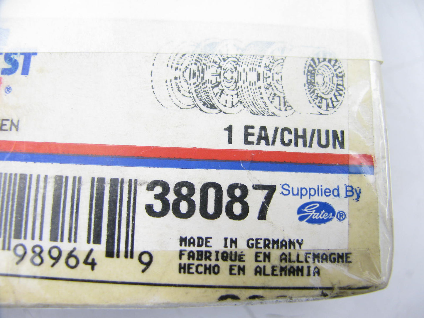 Accessory Drive Belt Tensioner Pulley-DriveAlign Premium OE Pulley Gates 38087