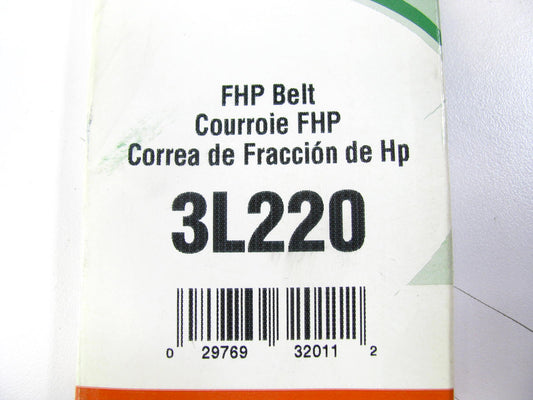 Gates 3L220 Power Equipment Accessory Drive Belt - 3/8'' X 22''