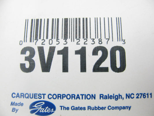 Gates 3V1120 Industrial V-Wedge Accessory Drive Belt - 3/8'' X 112''