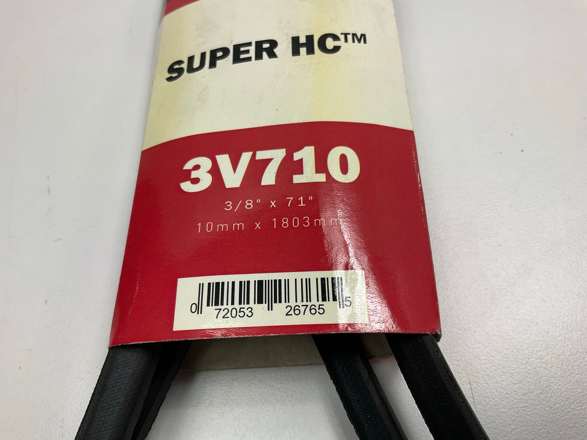 Gates 3V710 Industrial V-Wedge Accessory Drive Belt - 3/8'' X 71''