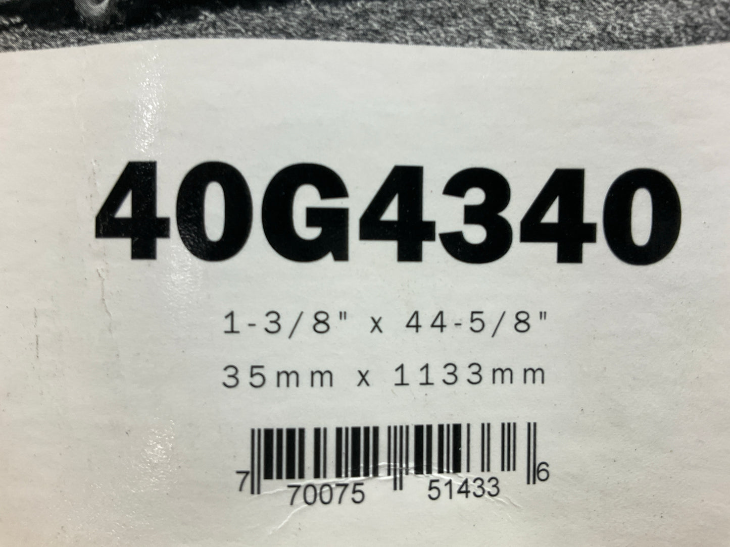 Gates 40G4340 G-Force Drive Belt, Top Cog - 1-3/8''. X 44-5/8''