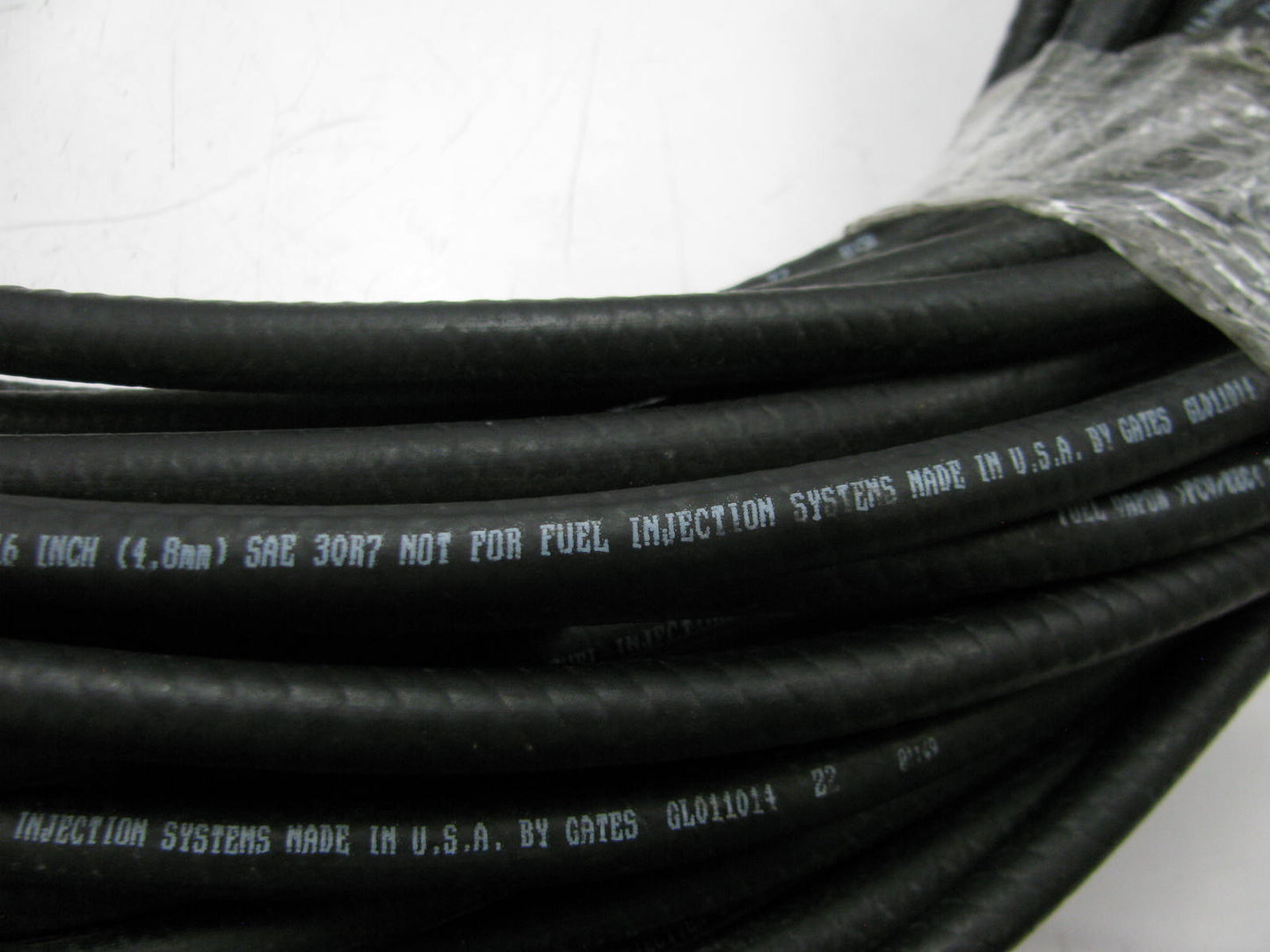 250 FEET -gates 4219XL Fuel Vapor PCV EEC Line Tube 3/16'' 50 PSI SAE30R7