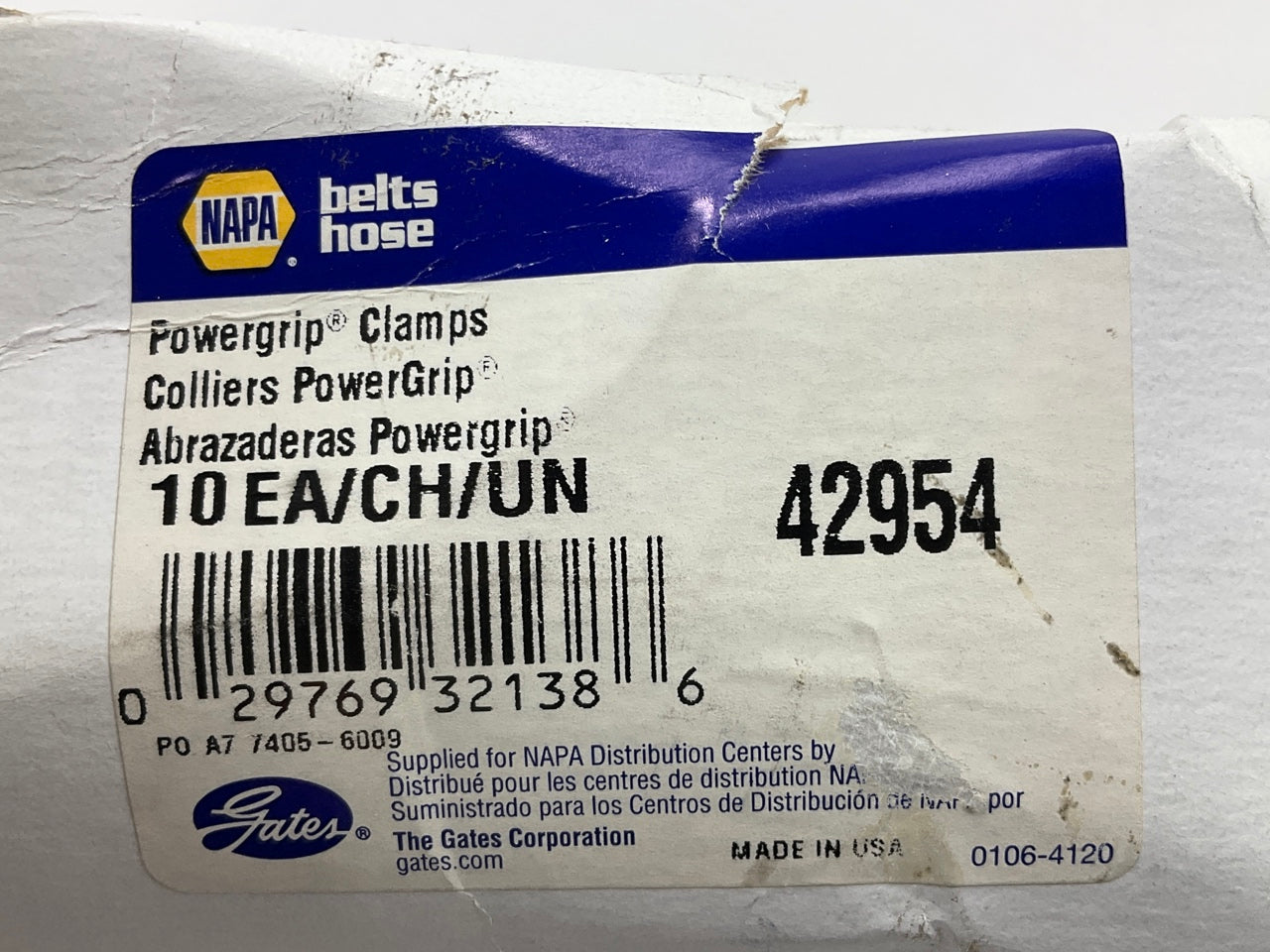(9) Gates 42954 PowerGrip Hose Repair Sleeve Clamps For 2''- 2-1/4'' OD Hose