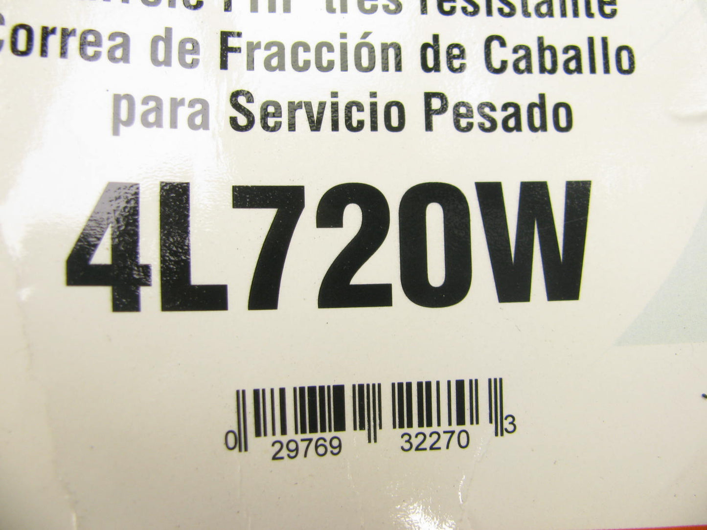 Gates 4L720W Lawn & Garden Power Equipment Accessory Drive Belt - 1/2'' X 72''