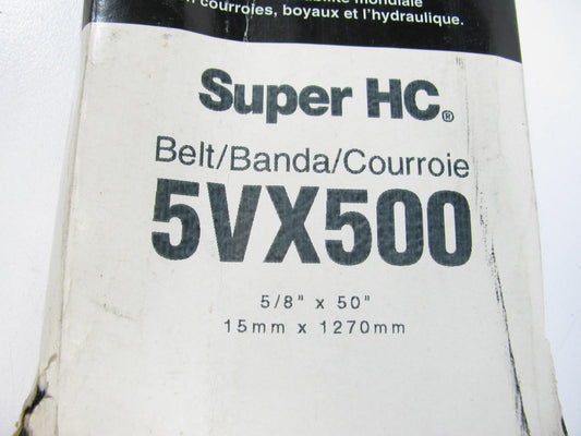 Gates 5VX500 Industrial VX-Wedge Accessory Drive Belt - 5/8'' X 50''