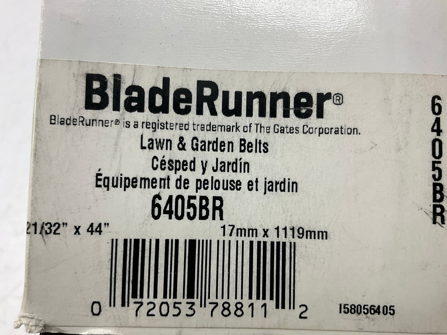 Gates 6405BR BladeRunner Power Equipment Accessory Drive Belt - 21/32'' X 44''