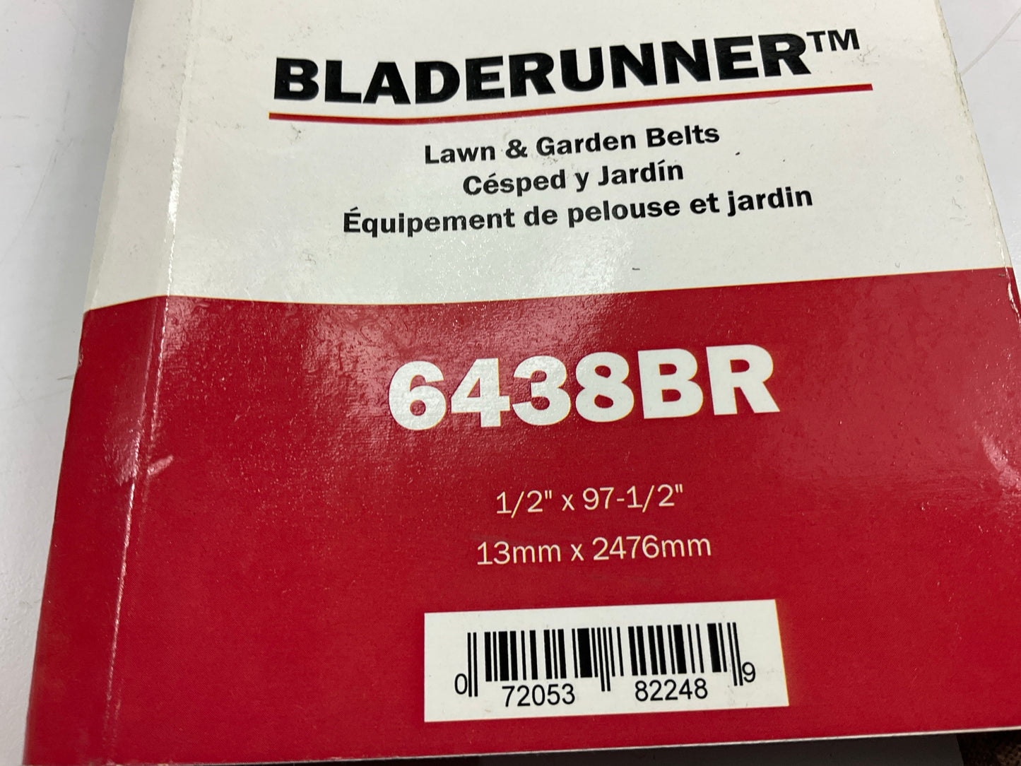 Gates 6438BR Blade Runner Power Equipment Accessory Drive Belt - 1/2'' X 97.50''