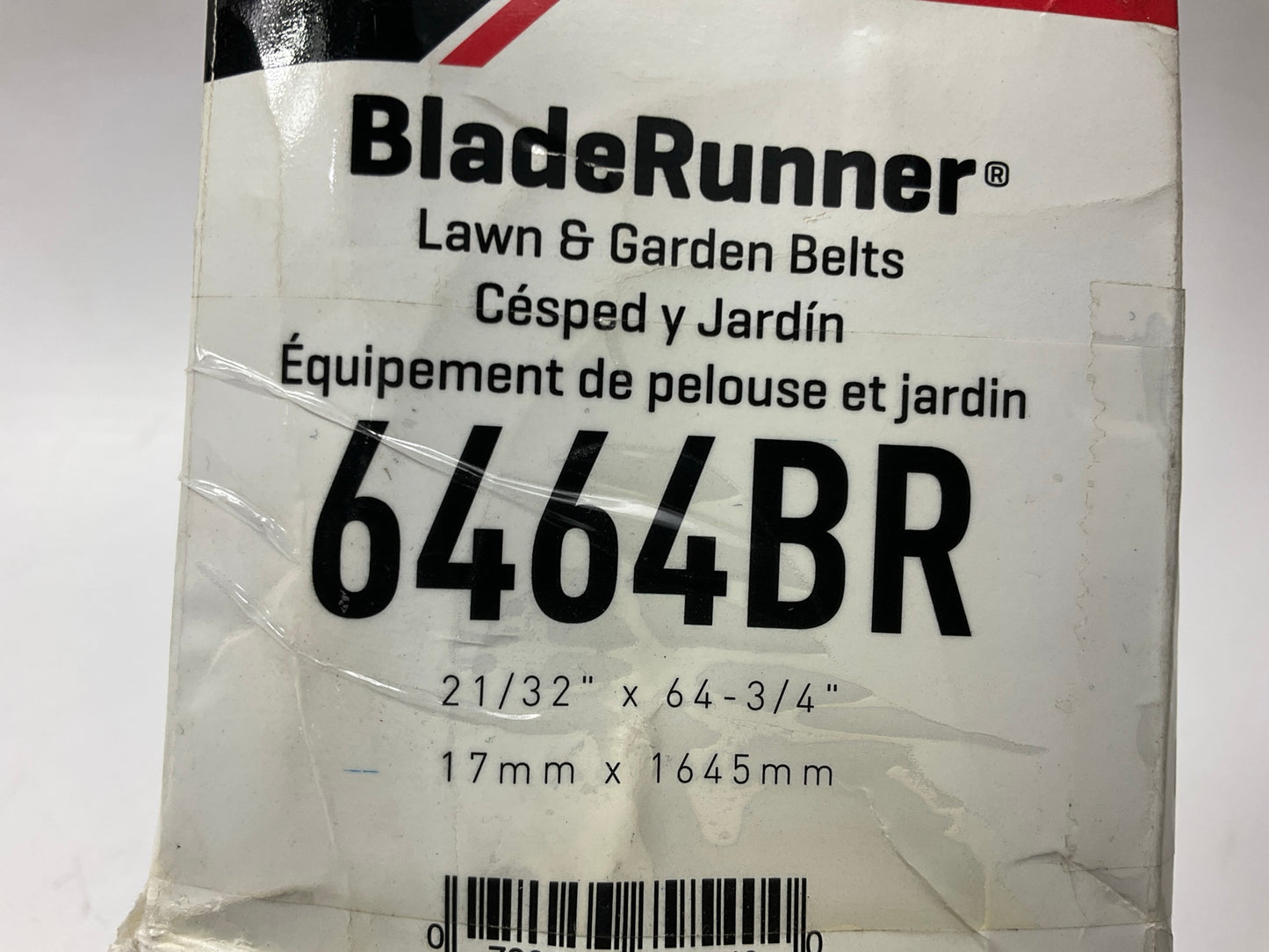 Gates 6464BR Blade Runner Lawn & Garden Power Equipment Belt - 21/32'' X 64- 3/4''