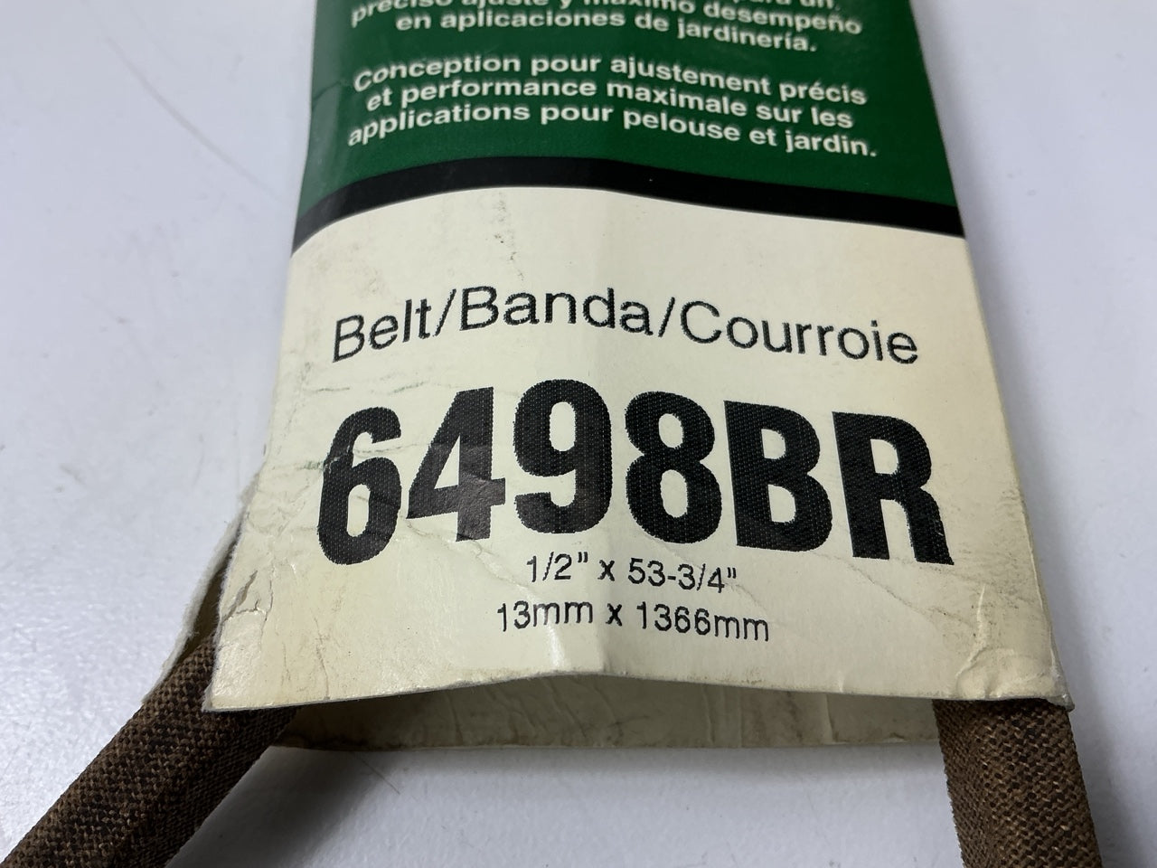 Gates 6498BR BladeRunner Power Equipment Accessory Drive Belt - 1/2'' X 53.75''