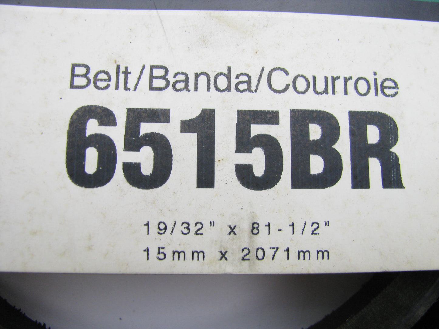 Gates 6515BR BladeRunner Power Equipment Accessory Drive Belt - 19/32'' X 81-1/2''