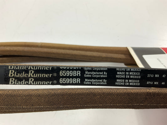 Gates 6599BR BladeRunner Power Equipment Accessory Drive Belt, 21/32'' X 142-1/4''