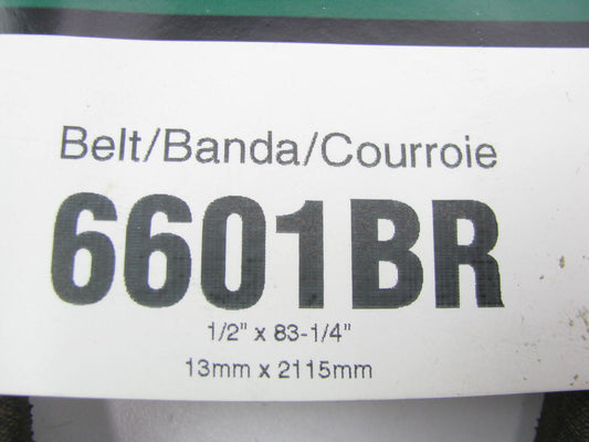 Gates 6601BR Blade Runner Power Equipment Accessory Drive Belt - 1/2 X 83-1/4